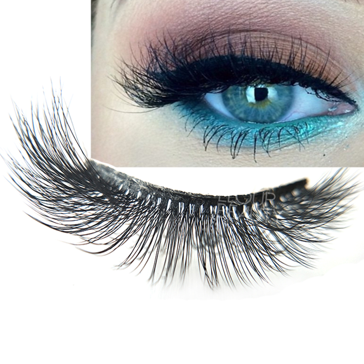 Wholesale beauty soft 3D faux mink eyelash natural looking EL79